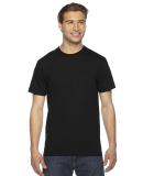 2001 American Apparel Fine USA Made Jersey Tee in Black