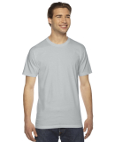 2001 American Apparel Fine USA Made Jersey Tee in New silver