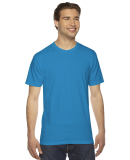 2001 American Apparel Fine USA Made Jersey Tee in Teal
