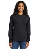 5286 Hanes® Heavyweight Long Sleeve T-shirt in Charcoal heather
