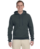 996M JERZEES® NuBlend™ Hooded Pullover Sweatshi in Black heather