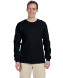 2400 Gildan Ultra Cotton Long Sleeve T Shirt  in Black