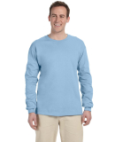 2400 Gildan Ultra Cotton Long Sleeve T Shirt  in Light blue