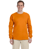 2400 Gildan Ultra Cotton Long Sleeve T Shirt  in S orange