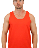 2200 Gildan Ultra Cotton Tank Top in Red