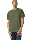 American Apparel TR401 Unisex Tri-Blend Track Tee in Tri-olive