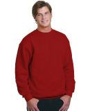 1102 Bayside Fleece Crew Neck Pullover S - 5XL  in Cardinal