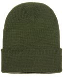 1501 Yupoong Heavyweight Cuffed Knit Cap in Olive