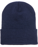 1501 Yupoong Heavyweight Cuffed Knit Cap in Navy