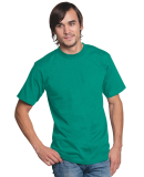2905 Bayside Adult Union Made Cotton Tee in Kelly