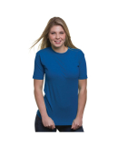 2905 Bayside Adult Union Made Cotton Tee in Royal blue