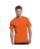 3015 Bayside Adult Union Made Cotton Pocket Tee in Bright orange