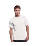 3015 Bayside Adult Union Made Cotton Pocket Tee in White