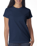 3325 Bayside Ladies' Short-Sleeve Tee in Navy