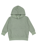 3326 Rabbit Skins Toddler Hooded Sweatshirt with P in Bamboo blackout