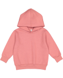 3326 Rabbit Skins Toddler Hooded Sweatshirt with P in Mauvelous