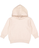 3326 Rabbit Skins Toddler Hooded Sweatshirt with P in Natural heather
