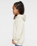 3326 Rabbit Skins Toddler Hooded Sweatshirt with P in Natural heather