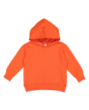 3326 Rabbit Skins Toddler Hooded Sweatshirt with P in Orange