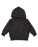 3326 Rabbit Skins Toddler Hooded Sweatshirt with P in Storm camo