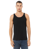 BELLA+CANVAS 3480 Unisex Cotton Tank Top in Black