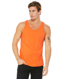 BELLA+CANVAS 3480 Unisex Cotton Tank Top in Orange