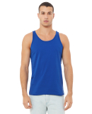 BELLA+CANVAS 3480 Unisex Cotton Tank Top in True royal