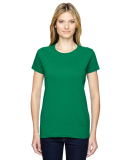 3616 LA T Juniors' Fine Jersey Longer Length T-Shi in Kelly
