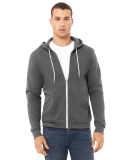 BELLA+CANVAS 3739 Unisex Poly-Cotton Fleece Hoodie in Asphalt