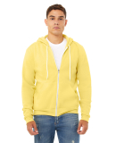 BELLA+CANVAS 3739 Unisex Poly-Cotton Fleece Hoodie in Yellow