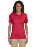 437W Jerzees Ladies' Jersey Polo with SpotShield in True red