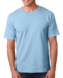 5040 Bayside Adult Short-Sleeve Cotton Tee in Light blue