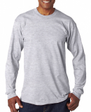 6100 Bayside Adult Long-Sleeve Cotton Tee in Ash