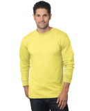 6100 Bayside Adult Long-Sleeve Cotton Tee in Yellow