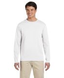 64400 Gildan Adult Softstyle Long-Sleeve T-Shirt in White