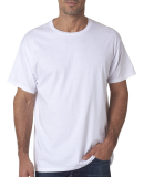 B5000 Bayside Adult Jersey Cotton Tee in White
