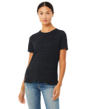 BELLA 6400 Womens Relaxed Jersey Tee in Charcoal black slub