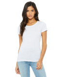 BELLA 8413 Womens Tri-blend T-shirt in White fleck triblend