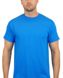 Gildan 5000 G500 Heavy Weight Cotton T-Shirt in Neon blue