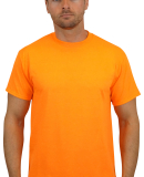 Gildan 5000 G500 Heavy Weight Cotton T-Shirt in Safety orange