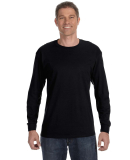 5400 Gildan Adult Heavy Cotton Long-Sleeve T-Shirt in Black