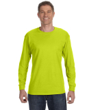 5400 Gildan Adult Heavy Cotton Long-Sleeve T-Shirt in Safety green