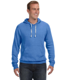 J8871 J-America Adult Tri-Blend Hooded Fleece in Cool royal triblend