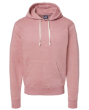 J8871 J-America Adult Tri-Blend Hooded Fleece in Dusty rose triblend