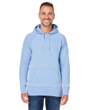 J8915 J-America Adult Vintage Zen Hooded Pullover in Chambray