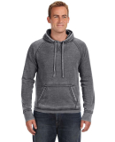 J8915 J-America Adult Vintage Zen Hooded Pullover  in Dark smoke