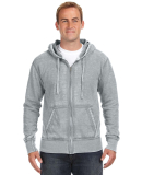 J8916 J-America Adult Vintage Zen Full-Zip Hooded  in Cement