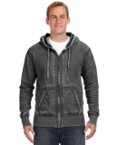 J8916 J-America Adult Vintage Zen Full-Zip Hooded  in Twisted black
