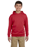 996Y JERZEES® NuBlend™ Youth Hooded Pullover Sw in True red