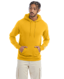 S700 Champion Logo 50/50 Pullover Hoodie in Gold